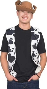 TV Store Sheriff Woody Adult Cowboy Vest Halloween Costume - Perfect for Parties - Picture 1 of 12