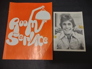 Vtg Henry Winkler "Room Service " John Kenley Theater Program Autographed Photo - Picture 1 of 9