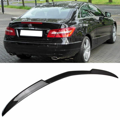 Carbon Fiber Fit FOR Mercedes Benz C207 E Class Coupe 2DR V Trunk Spoiler E400 - Image 1 of 4