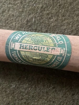 Mango de repuesto de nogal americano trineo Hércules 36" vintage turnerday 🇺🇸 NOS Foto 1 de 4