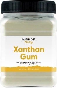 Goma de xantano orgánica Nutricost Destry (1 lb) - sin gluten, sin OGM - Imagen 1 de 5