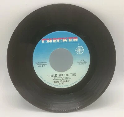 Gene Chandler-I Fooled You This Time/Such A Pretty Thing-1966 7” 45rpm Record Foto 1 de 2
