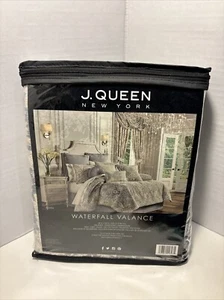 J Queen New York Waterfall Valance Bradford 49in X 33” Aidan Polyester - Picture 1 of 7