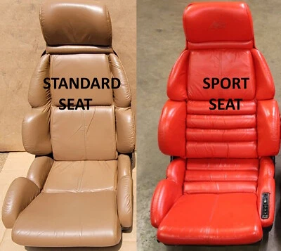 Chevrolet Corvette C4 (1989-1993) Replacement Leather Seat Covers - Image 1 of 4