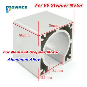 Soporte de montaje de motor de aleación de aluminio Nema34 para soporte de motor paso a paso 86 enrutador CNC - Imagen 1 de 8