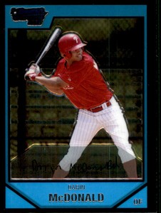 2007 Bowman Chrome Prospects Darin McDonald Philadelphia Phillies #BC9