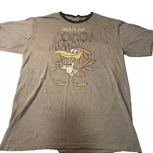 Cuckoo for Cocoa Puffs Cereal Sonny Bird Ringer Neck T-shirt Size Large - Picture 1 of 5
