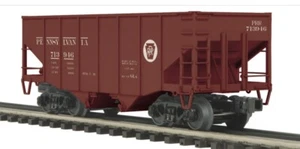 MTH PREMIER PENNSYLVANIA 2 BAY FISH BELLY COAL HOPPER CAR 20-97190! O SCALE PRR - Picture 1 of 3