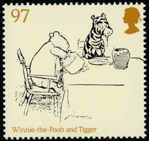 Winnie the Pooh and Tigger  GB 2010 MNH mint stamp D156 *COMBINED POSTAGE* - Picture 1 of 1