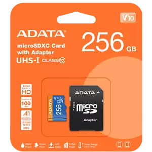 ADATA 256GB Premier microSDXC / SDHC UHS-I Class 10 Memory Card Memory Card with - Picture 1 of 1