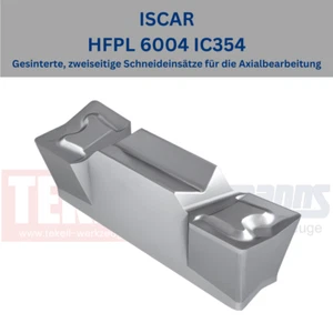 10 x ISCAR HFPL 6004 IC354 Ein- & Abstech-Wendeplatten - Picture 1 of 1