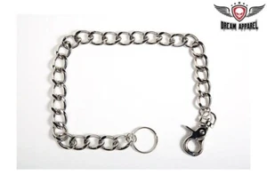20" Inches Long Chrome Motorcycle Biker Fashion Wallets, Keys Chain - Picture 1 of 2