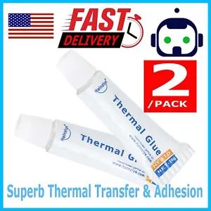 10g Thermal Conductive Silicone Glue Adhesive LED GPU Heatsink Mosfets - Picture 1 of 6