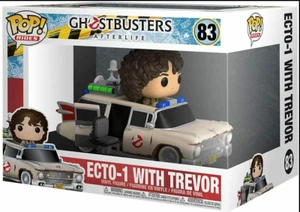 Funko Pop! Ride Movies: Ghostbusters Afterlife Ecto 1 with Trevor Vinyl Figure - Picture 1 of 2