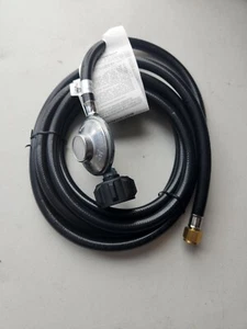12 Ft Hose Low Pressure Propane Regulator Connection Kit BBQ LP Gas Grill Fire - Picture 1 of 12