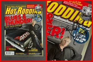 🔴 SIGNED BY KENNY WAYNE SHEPHERD Popular Hot Rodding Magazine Issue MARCH 2008 - Picture 1 of 12