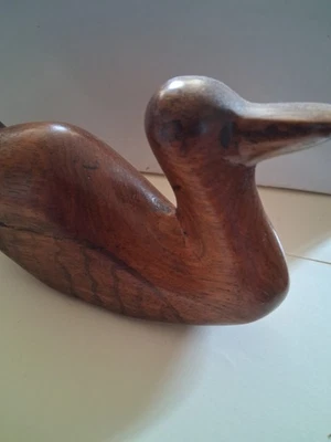 Vintage hand carved wooden duck - Image 1 of 4