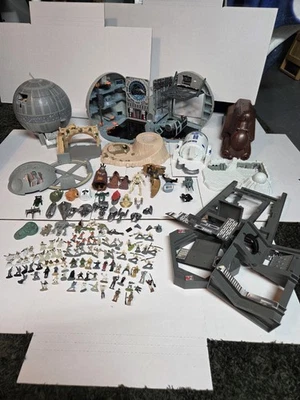 Gran Lote Micro Máquinas Star Wars Galoob De Colección Años 90 Con Figuras Foto 1 de 4