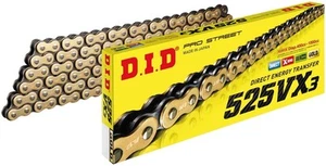 DID 525x116 HD Drive Chain Gold/Black for Honda CBR1000RR 17-19 - Picture 1 of 3