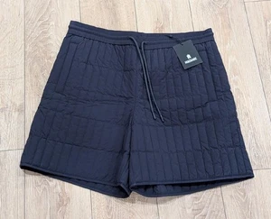 $550 Mens MACKAGE "Sebastian" Quilted Shorts Navy US 38 - Picture 1 of 9