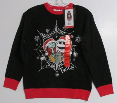 Suéter Niña Juvenil Pesadilla Antes de Navidad Negro/Rojo Talla 10-12 Foto 1 de 4