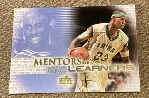 Tarjeta de novato Lebron James Upper Deck Mentors and Learners 2003 + Kobe Bryant #ML5 - Imagen 1 de 4