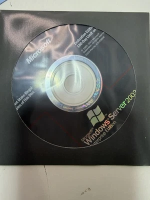 Microsoft Windows Server 2003 Enterprise – Evaluation CD + Product Key - Image 1 of 2