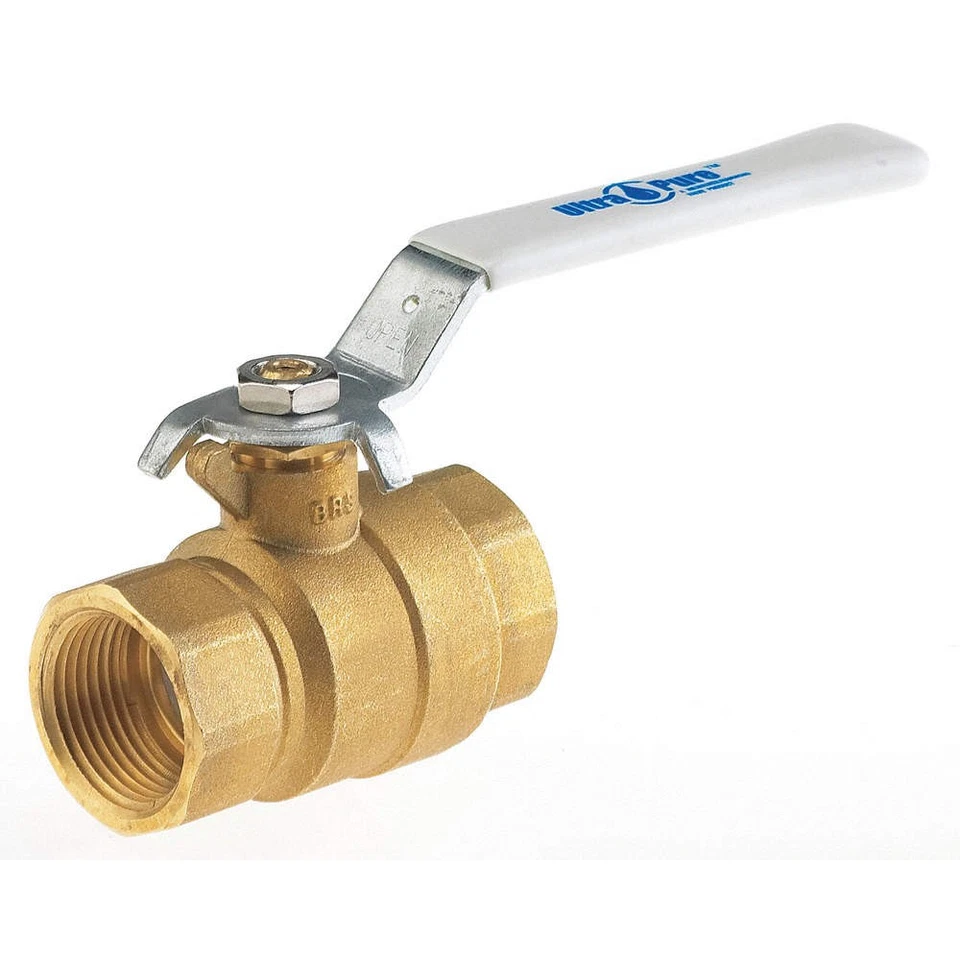 MILWAUKEE VALVE UPBA475B 2 Manual 2-Way Ball Valve,NPT,Brass 5EMT3 - Image 1 of 1