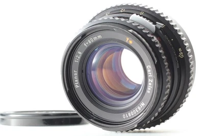 [Exc+5] Lente Hasselblad Carl Zeiss Planar T* C negra 80 mm f/2,8 de JAPÓN Foto 1 de 4