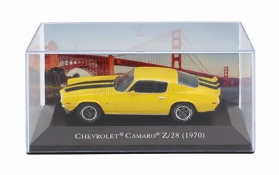 MODELLINO AUTO STATICO DEAGOSTINI CHEVROLET CAMARO Z/28 COUPE 1970 VETRINA 1/43 - Immagine 1 di 4