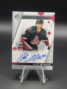Jack McBain 2022-23 SP Authentic Hockey #123 Future Watch Auto RC #/999 Coyotes - Picture 1 of 2