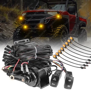 UTV ATV LED Turn Signal Light Kit w/Horn Rocker Switch for Polaris Can Am CFMOTO - Picture 1 of 12