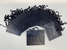 Ralph Lauren Designer Store Shopping Bag Brand New Original Blue 10 Units