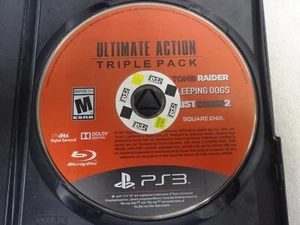 Ultimate Action Triple Pack (Tomb Raider, Sleeping Dogs, Just Cause 2) PS3 Disc - Picture 1 of 1