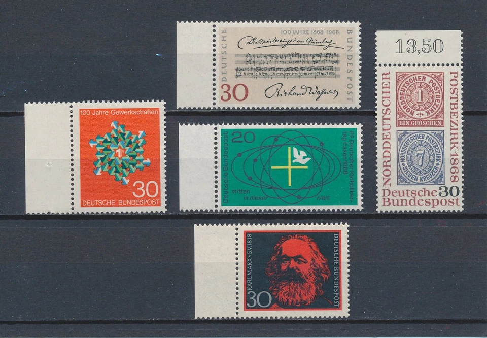Germany  985/991 MNH, Single Issues from 1968 - Image 1 of 1