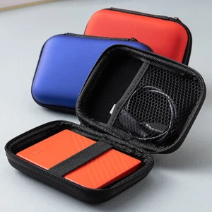 EVA Zipper Bag Hard Drive Protect Bag HDD SSD USB Cable Charger Protect Bag _xa - Photo 1/8