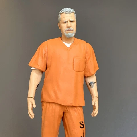 NEW Clay 2014 Mezco Comic Con Exclusive Sons of Anarchy Orange Jumpsuit FIGURES Cover