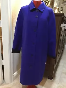 Cappotto OILILY lana/cashmere manica L bottoni tinta unita sì blu EU 40 nuovo con etichette - Foto 1 di 7