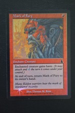 Magic The Gathering MTG MARK OF FURY FOIL Urza's Destiny LP Lightly Played