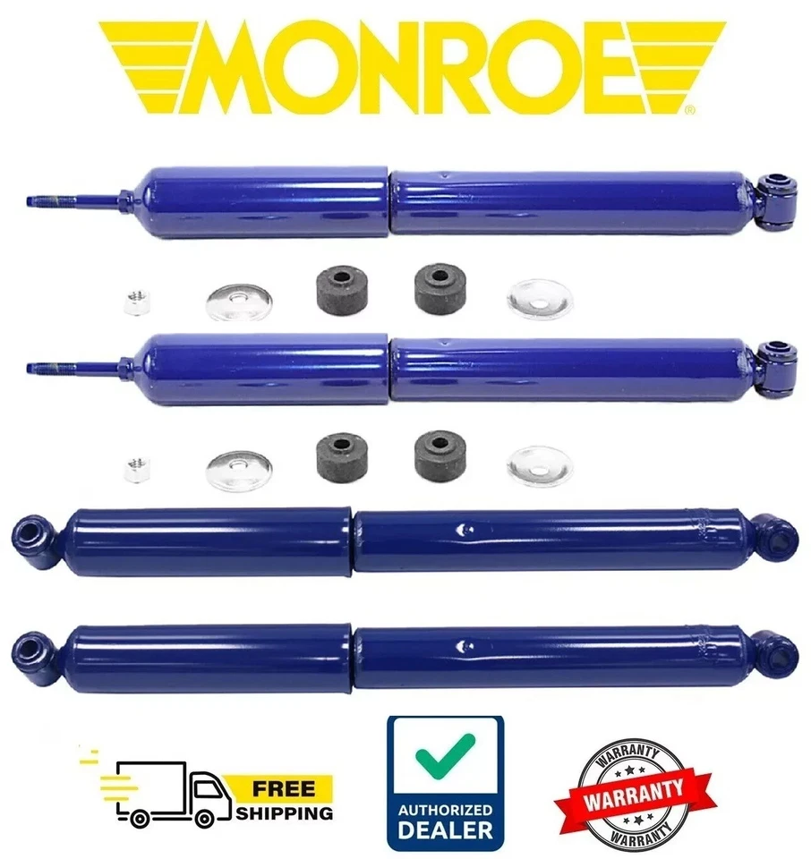 Amortiguadores delanteros y traseros Monroe Matic Plus para Dodge Ram 1500 2500 4x4 1994-2001 Foto 1 de 1