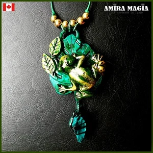 Witch Amulet Feng Shui Symbol Wealth Money Frog Talisman Fengshui Lucky Charms - Picture 1 of 24