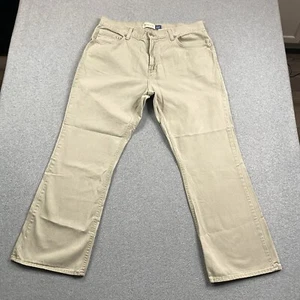 Pantalones de mezclilla vintage GAP para mujer 16 tobillo 36x28 corte bota beige algodón trabajo informal mamá años 90 - Imagen 1 de 20