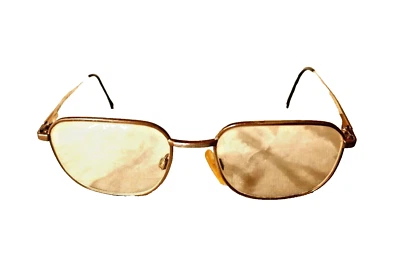 Очки Aristar 6220 135 мм CE золотистые металлические с полным ободком квадратная винтажная оправа редкие - Изображение 1 из 4