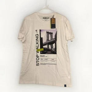 Bearcliff weiß New York Motiv World Citizen Medium Medium T-SHIRT Grafik - Bild 1 von 7