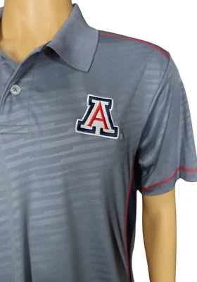 University of Arizona Wildcats Gray Golf Polo Shirt Sz L Tucson, AZ - Image 1 of 4