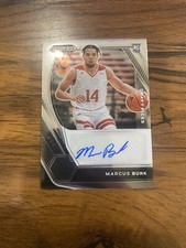 Marcus Burk 2021 Prizm Draft Picks Rookie Auto DP-MBU Grand Rapids Gold RC