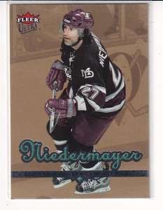 05/06 FLEER ULTRA SCOTT NIEDERMAYER GOLD MEDALLION PARALLEL CARD #5