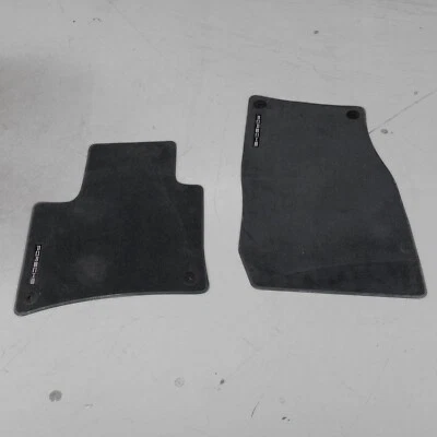 Juego de alfombrillas delanteras Porsche Cayenne 2010-2015 OEM marca Porsche Foto 1 de 4