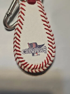 BOSTON RED SOX  WORLD SERIES CHAMPS BASEBALL KEY CHAIN KEYCHAIN NEW WITH TAG - Image 1 of 4