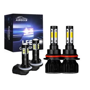 Faros LED blancos + bombillas antiniebla 9007+881 para Dodge Dakota Durango 2001-2003 - Imagen 1 de 12